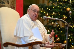 Vœux de Noël du pape François à la Curie romaine, 21 décembre 2024 © Vatican Media 