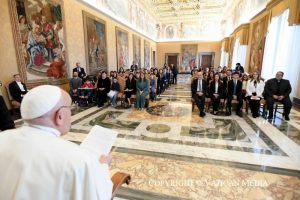 Discours du pape aux jeunes de l'Action catholique italienne, 20 décembre 2024 © Vatican Media