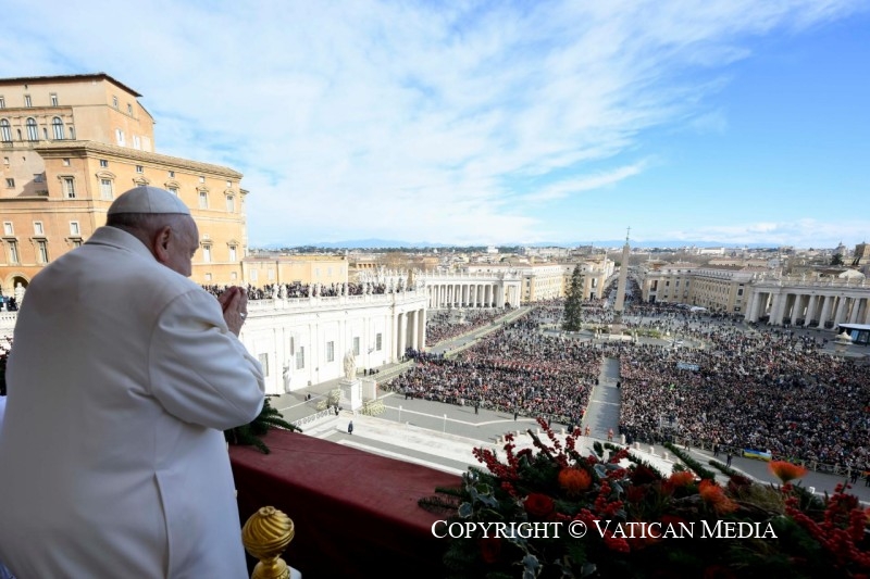 Nativité du Seigneur - Ouverture de la Porte Sainte et Messe de la Nuit de Noël, 24 décembre 2024 © Vatican Media