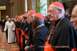 Vœux de Noël du pape François à la Curie romaine, 21 décembre 2024 © Vatican Media 