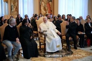 Discours aux membres de la communauté philippine en Espagne le 16 décembre 2024 © Vatican Media