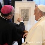 Audience avec les membres du grand séminaire interdiocésain de Saint Jacques de Compostelle, Tui-Vigo et Mondoñedo-Ferrol © Vatican Media