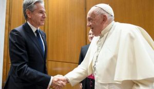 Antony Blinken rencontre le pape François au Vatican Photo © Vatican Media