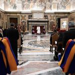 Les 11 nouveaux représentants diplomatiques ont présenté leurs lettres de créance au Saint-Père © Vatican Media