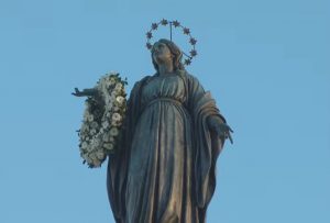 L'Immaculée Conception, Rome, capture d'écran de Zenit