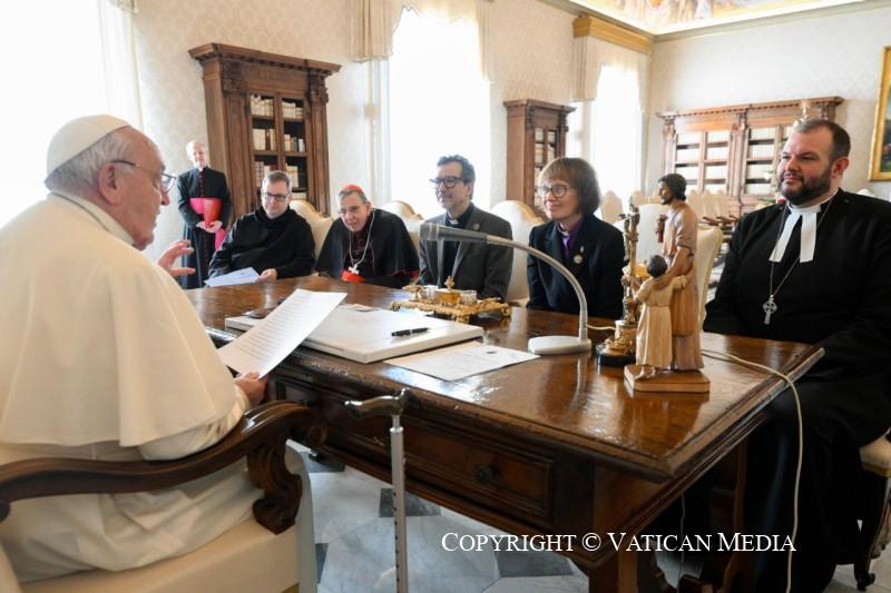 Discours du pape François à la délégation du Conseil méthodiste mondial, 16 novembre 2024 © Vatican Media