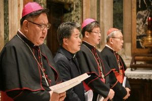 Plusieurs évêques coréens le 24 novembre au Vatican © CPBC / wydseoul.org