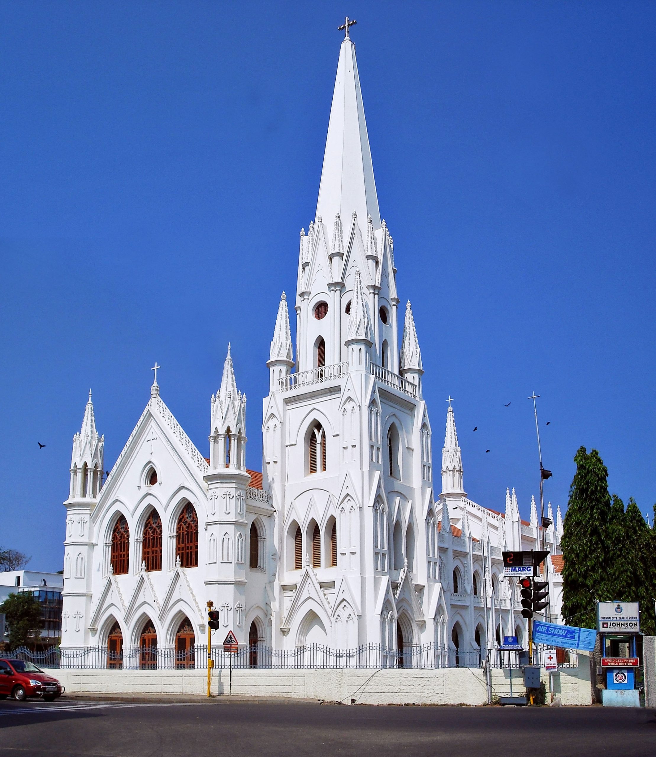 Basilique Saint-Thomas, Chennai, Inde © Wikimedia Commons