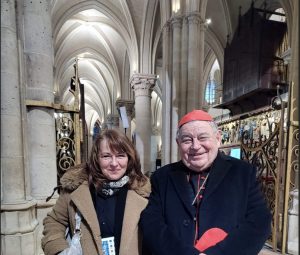 Cardinal Duka et Alice Muthspiel