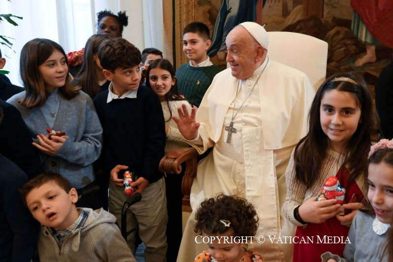 Discours du pape aux jeunes de l'Action catholique italienne, 20 décembre 2024 © Vatican Media