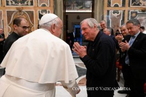  Discours du pape aux représentants des dirigeants et employés des banques italiennes, 16 novembre 2024 © Vatican Media