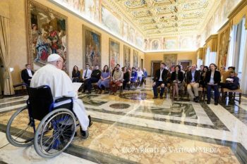 Le pape a rencontré une délégation du Congrès mission vendredi 10 janvier 2025 © Vatican Media