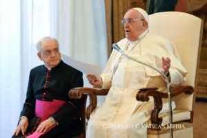 Discours du pape François aux supérieurs des Grands Séminaires de France, 25 janvier 2025 © Vatican Media 