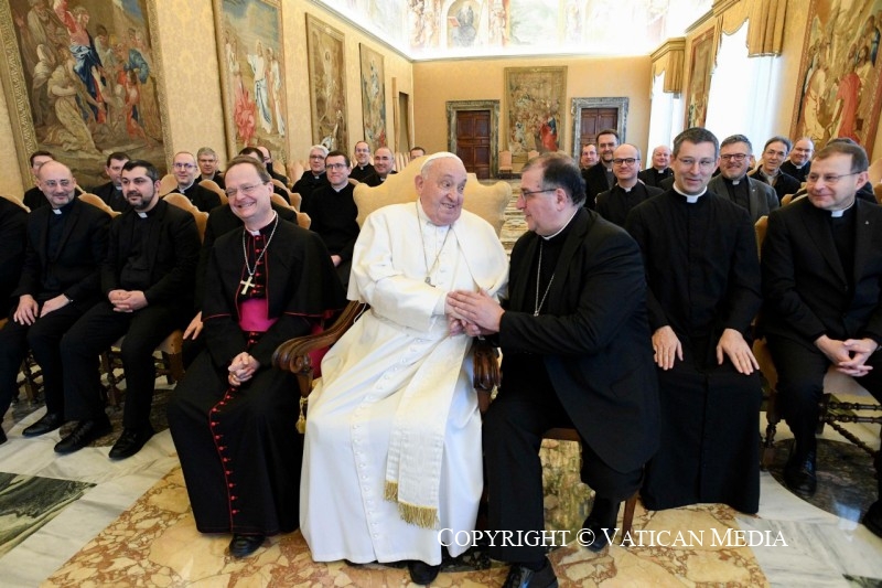 Discours du pape François aux supérieurs des Grands Séminaires de France, 25 janvier 2025 © Vatican Media