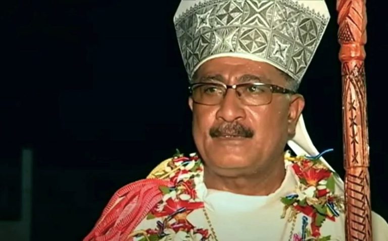 Nommé par le pape mardi 14 janvier 2025, Mgr Susitino Sionepoe devient archevêque de Nouméa © Wallis-et-Futuna la 1ère / YouTube
