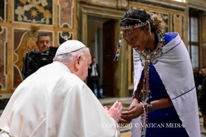 Discours du pape aux Présidents des Commissions épiscopales pour la communication et aux Directeurs des Bureaux de communication des Conférences épiscopales, participant à la Rencontre promue par le Dicastère pour la Communication, 27 janvier 2025 © Vatican Media