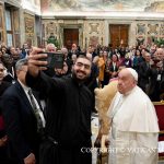 Discours du pape aux Présidents des Commissions épiscopales pour la communication et aux Directeurs des Bureaux de communication des Conférences épiscopales, participant à la Rencontre promue par le Dicastère pour la Communication, 27 janvier 2025 © Vatican Media