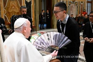 Discours du pape aux Présidents des Commissions épiscopales pour la communication et aux Directeurs des Bureaux de communication des Conférences épiscopales, participant à la Rencontre promue par le Dicastère pour la Communication, 27 janvier 2025 © Vatican Media