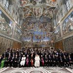 Salle des bénédictions, où s’est tenue la rencontre avec le Corps diplomatique © Vatican Media