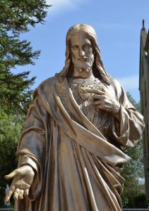 Statue du Sacré-Cœur à Paray-le-Monial © Sanctuaire du Sacré-Cœur