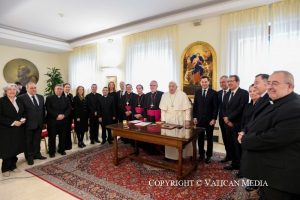 Discours du pape aux membres du comité exécutif du IIe Congrès international des confréries et de la piété populaire [Seville, 4-8 décembre 2024], 8 février 2025 © Vatican Media