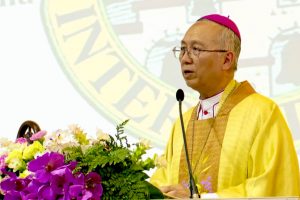 Ce dimanche 2 mars, l’archidiocèse de Bangkok a accueilli son nouvel archevêque, Mgr Vira Arpondratana, âgé de 69 ans. © Diocèse de Chiang Mai