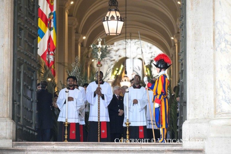 Messe des Rameaux à Saint-Pierre de Rome, le dimanche 13 avril 2025 © Vatican Medias