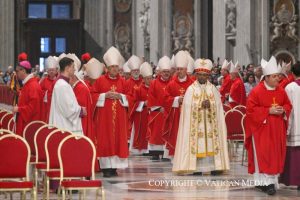 Homélie du cardinal Baldassare Reina lors de la troisième messe des Novemdiales, 29 avril 2025 © Vatican Media 