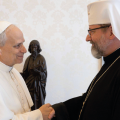 Le pape nouvellement élu Léon XIV a reçu Sa Béatitude Sviatoslav, chef et père de l'Église gréco-catholique ukrainienne © Vatican Media