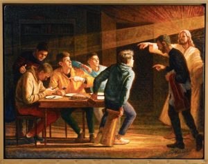 L'appel de saint Matthieu pour aujourd'hui, de Bruno Desroche, 2024 © Luc Paris