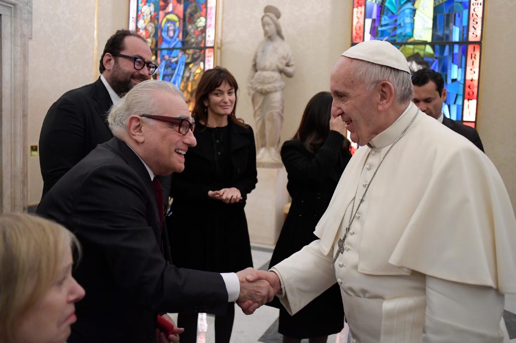 Le Pape salue Martin Scorsese, réalisateur de Silence © OsservatoreRomano