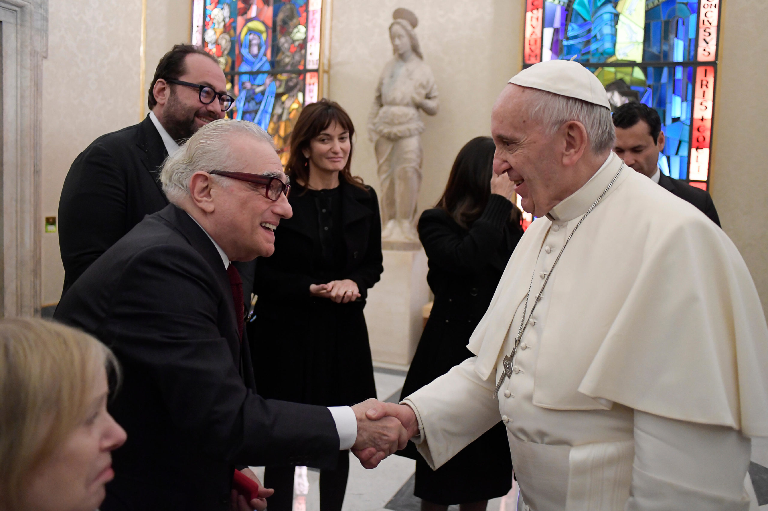 Le Pape salue Martin Scorsese, réalisateur de Silence © OsservatoreRomano
