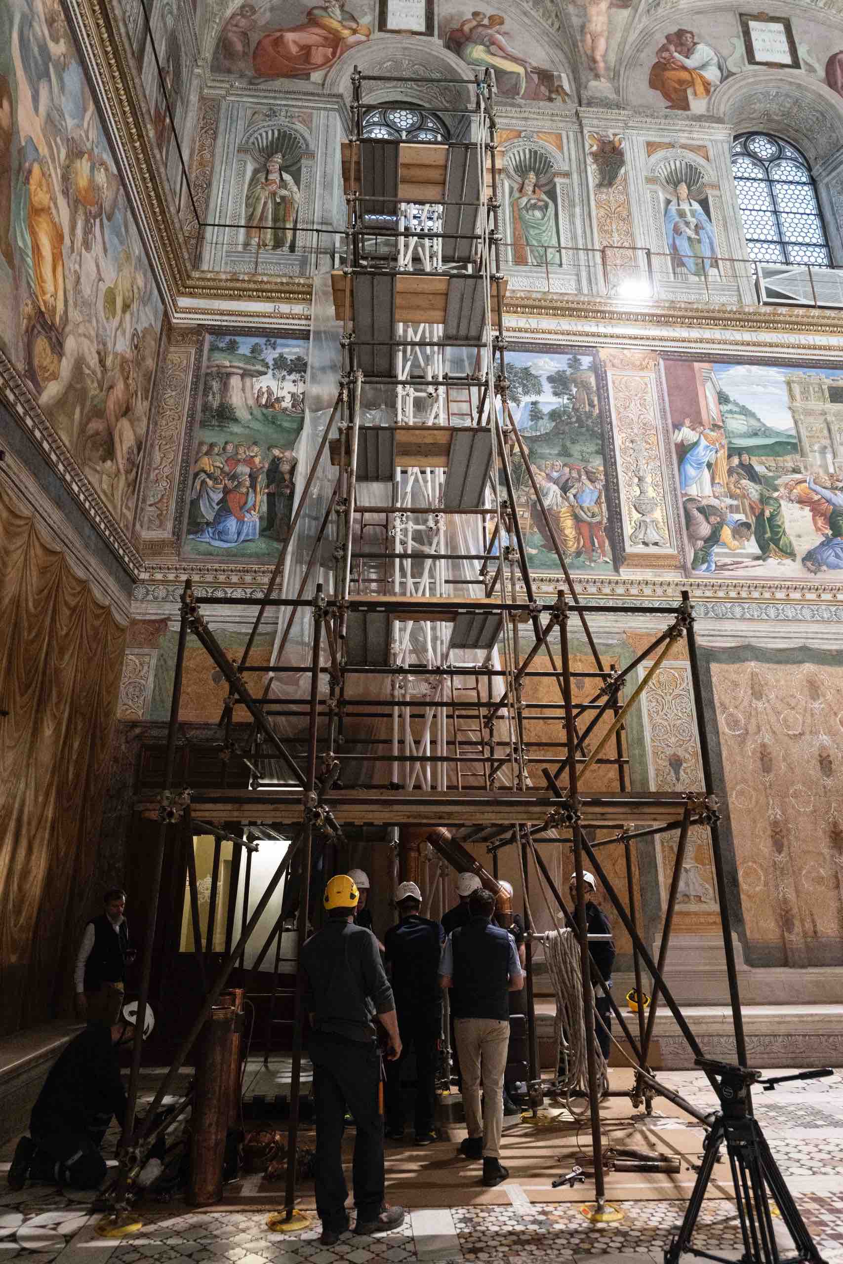 Aucun détail n'est laissé au hasard pour convenir au conclave © Vatican Media