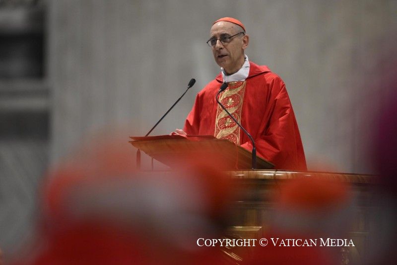 Homélie du cardinal Vĺctor Manuel Fernández, lors de la sixième célébration eucharistique des Novemdiales, 1er mai 2025 ©Vatican Media