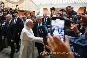 Audience du pape Léon XIV aux représentants de la presse internationale © Vatican Media