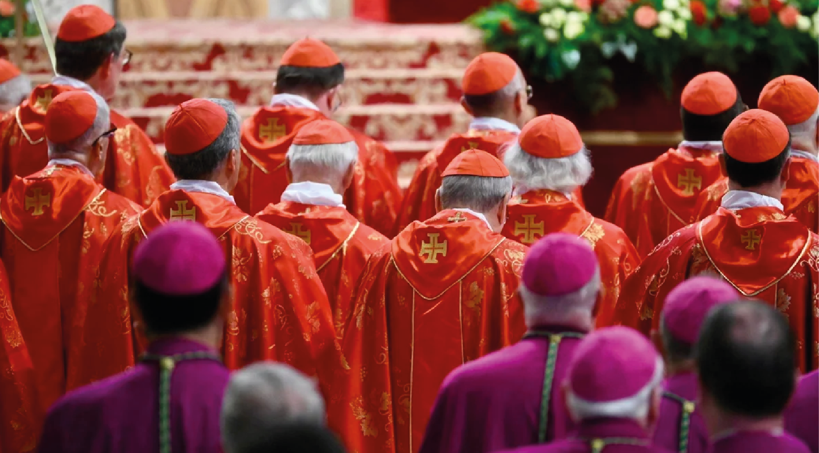 On sait désormais que la prédication avant le vote a duré 45 minutes © EFE/EPA/ALESSANDRO DI MEO