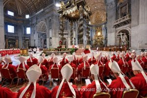Homélie du cardinal Leonardo Sandri, lors de la cinquième célébration eucharistique des Novemdiales, 30 avril 2025 ©Vatican Media