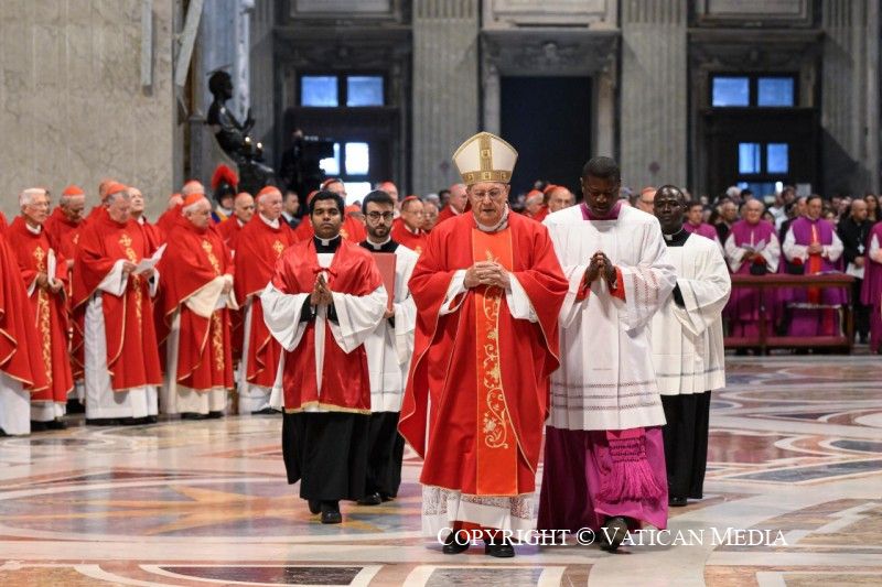 Homélie du cardinal Leonardo Sandri, lors de la cinquième célébration eucharistique des Novemdiales, 30 avril 2025 ©Vatican Media