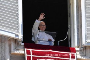 Paroles du pape à l'occasion du Regina Cæli du 25 mai 2025 © Vatican Media