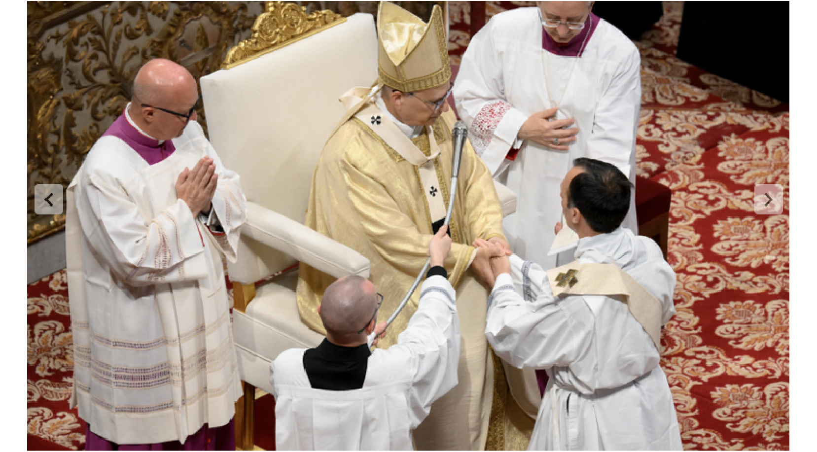 Ordination de 11 prêtres lors de la messe présidée par le pape Léon XIV dans la basilique Saint-Pierre © Vatican Media