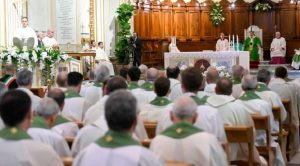 Le pape Léon XIV a présidé la concélébration eucharistique dans la cathédrale d'Albano © Vatican Media