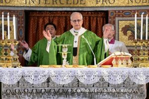 XXe dimanche du Temps ordinaire - Messe au sanctuaire Santa Maria della Rotonda, Albano, 17 août 2025 © Vatican Media 