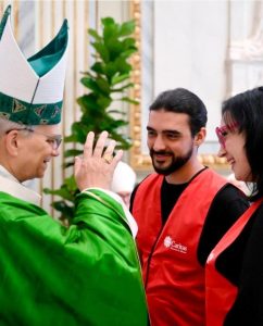 Des membres de Caritas accompagneront la centaine de pauvres lors du déjeuner avec le pape © Diocèse d'Albano
