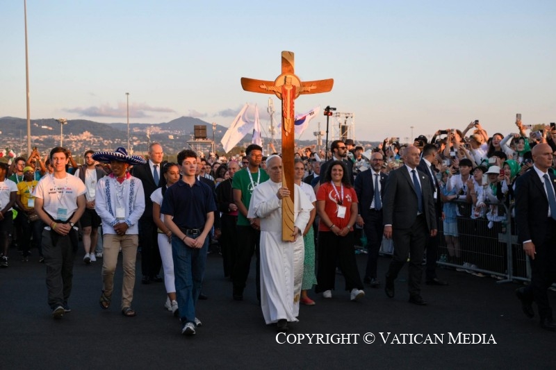 Veillée de prière avec les jeunes à Tor Vergata, 2 août 2025 © Vatican Media