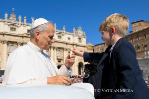 "Là où l'amour a été préparé, la vie peut vraiment s'épanouir" © Vatican Media