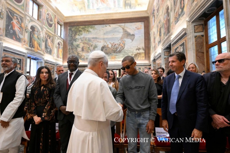 Discours du pape Léon XIV aux participants au IIIe World Meeting on Human Fraternity, 12 septembre 2025 © Vatican Media 