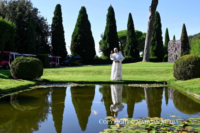 Cérémonie d’inauguration et bénédiction du " Borgo Laudato si' “, 5 septembre 2025 © Vatican Media