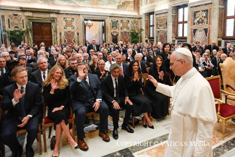 Discours du pape Léon XIV aux participants au IIIe World Meeting on Human Fraternity, 12 septembre 2025 © Vatican Media