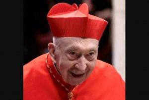 Le cardinal Angelo Acerbi, le plus âgé de tous les cardinaux © Vatican Media