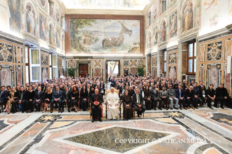 Discours du pape Léon XIV aux participants au IIIe World Meeting on Human Fraternity, 12 septembre 2025 © Vatican Media 